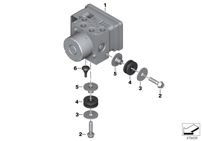 Модулятор давления ABS для MOTO K03 G 310 R (0G01, 0G11) 0 (схема запчастей)