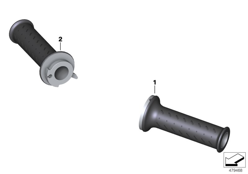 Ручки руля для MOTO K02 G 310 GS (0G02, 0G12) 0 (схема запчастей)