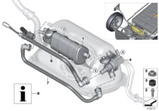 Фильтр с акт.углем/вентил.с.подачи топл. для BMW I01 i3 94Ah Rex IB1 (схема запасных частей)