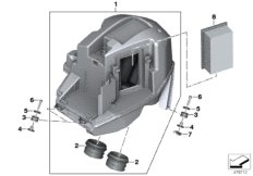 Доп.элементы сист.глушения шума всасыв. для BMW K71 F 800 ST (0234,0244) 0 (схема запасных частей)