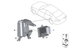 Active Sound Design для BMW G21 320i B48C (схема запасных частей)