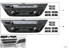 Пан.упр.радиоприемником и кондиционером для BMW G30 520d XD5 (схема запасных частей)