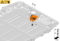 Разъем высоковольтного накопителя для BMW M13 Zinoro 60H/100H B38X (схема запасных частей)