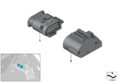 Отдельн.компоненты ремонт жгута проводов для BMW M13 Zinoro 60H/100H B38X (схема запасных частей)