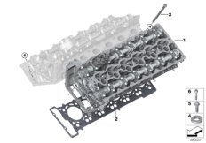 головка блока цилиндров для BMW G12N M760LiX N74L (схема запасных частей)