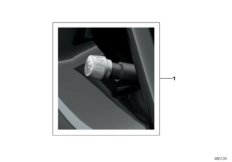 Колпачки клапанов для MINI F54 Cooper S ALL4 B48C (схема запасных частей)