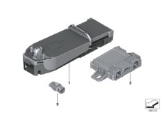 Детали телефония беспроводная зарядка для BMW F80N M3 S55 (схема запасных частей)