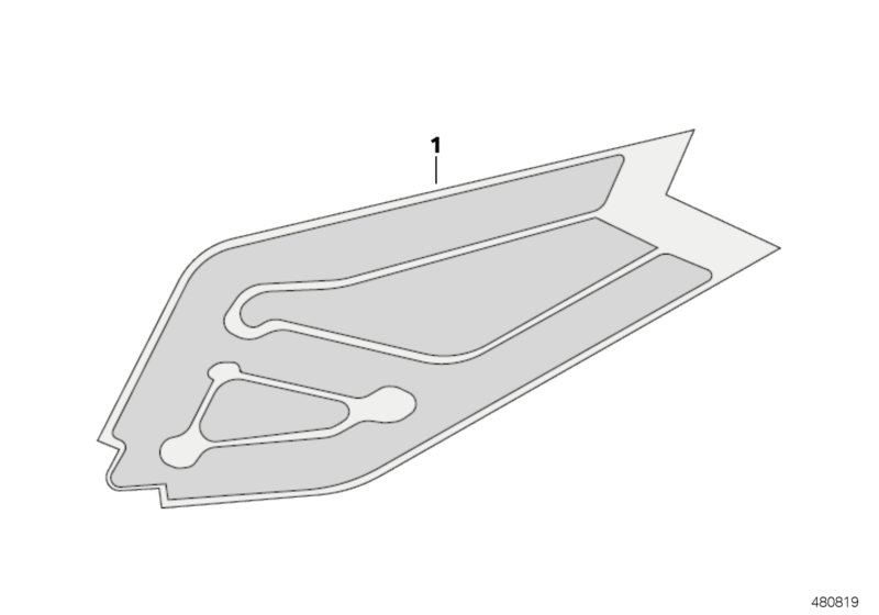 Пленка защиты от перетирания для BMW K03 G 310 R (0G01, 0G11) 0 (схема запчастей)