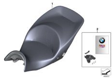 Сиденье для BMW K48 K 1600 GTL 17 (0F02, 0F12) 0 (схема запасных частей)
