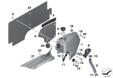 Бачок смазочной системы для MOTO R13 F 650 GS Dakar 00 (0173,0183) 0 (схема запасных частей)