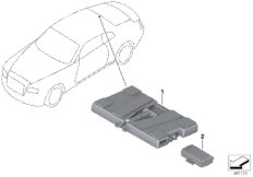 ЭБУ телематических услуг для BMW RR11 Phantom N74L (схема запасных частей)