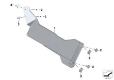 Воздуховод для BMW K02 G 310 GS (0G02, 0G12) 0 (схема запасных частей)