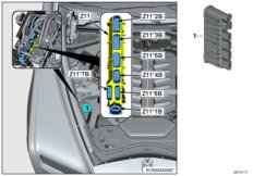 Встроенный модуль питания для BMW RR11 Phantom N74L (схема запасных частей)
