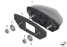 Светодиодный блок задних фонарей для BMW K03 G 310 R (0G01, 0G11) 0 (схема запасных частей)