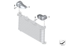 Накладка пластины масляного радиатора для MOTO K33 R nineT Urban G/S (0J41, 0J43) 0 (схема запасных частей)