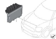Основной блок управления DME / MEVD17HY для MINI F60 Cooper SE ALL4 B38X (схема запасных частей)