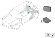 ЭБУ топливного насоса для BMW F54 Cooper SD ALL4 B47D (схема запасных частей)