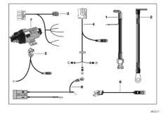 Различные дополнительные жгуты проводов для BMW MOSP M235i Racing N55 (схема запасных частей)