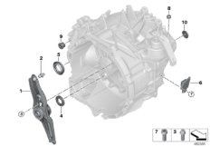 Детали коробки передач GS6-58BG для BMW F48 X1 18i B38C (схема запасных частей)