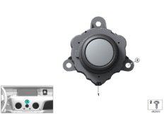 Аудио-поворотная стойка для ROLLS-ROYCE RR11 Phantom N74L (схема запасных частей)