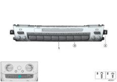 Панель управления аудиосистемой для BMW RR12 Phantom EWB N74L (схема запасных частей)