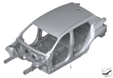 Каркас кузова для BMW F39 X2 M35iX B48E (схема запасных частей)