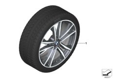 Spike/SC колесо в сб.зим. диз. 715M -19" для BMW F48N X1 25iX B42 (схема запасных частей)