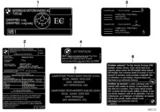 Таблички, Канада для MOTO K25H HP2 Enduro (0369,0389) 0 (схема запасных частей)