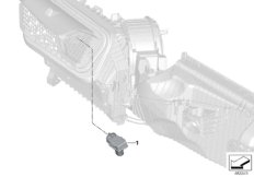 Датчик AUC для BMW G01 X3 20iX (TR56) B48 (схема запасных частей)