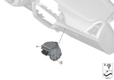 Ароматизатор для BMW G01 X3 M40dX (TX91) B57 (схема запасных частей)