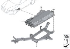ЭБУ блока комфортной зарядки KLE для BMW F30N 330e B48X (схема запасных частей)