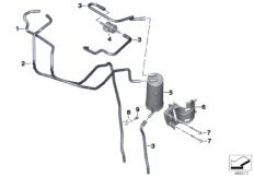 Фильтр с акт.углем/вентил.с.подачи топл. для BMW K81 F 850 GS (0B09, 0B19) 0 (схема запасных частей)