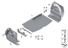 Дооснащение ровным погрузочным полом для BMW R55 Coop.S JCW N14 (схема запасных частей)