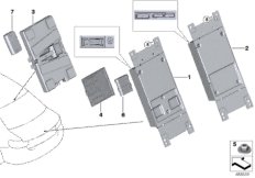 ЭБУ телематических услуг для BMW F87 M2 N55 (схема запасных частей)