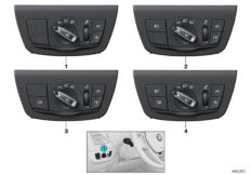 Блок управления освещением для BMW G01 X3 30dX (TX71) B57 (схема запасных частей)