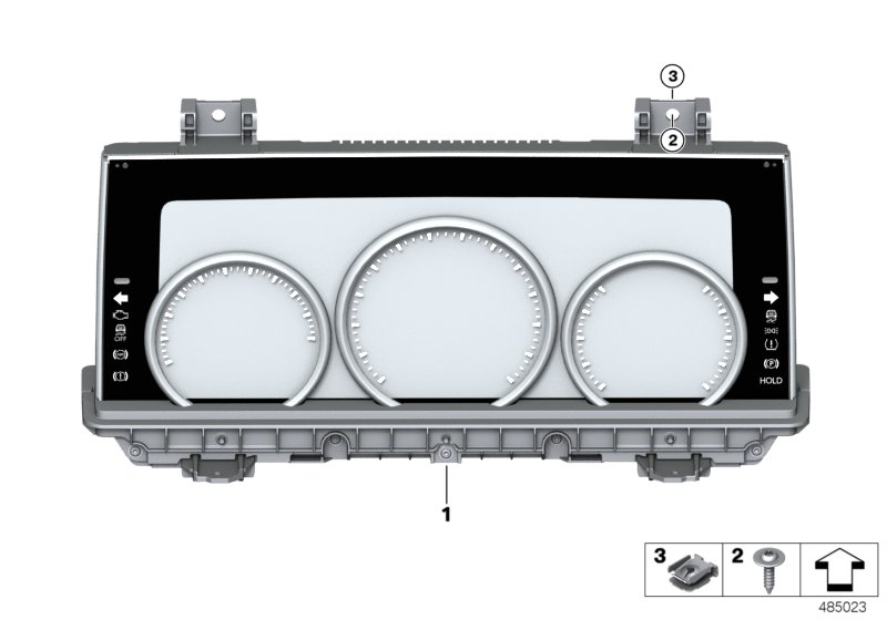 комбинация приборов для BMW RR12 Phantom EWB N74L (схема запчастей)