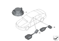 Устройство громкой связи для BMW G30 530iX B48 (схема запасных частей)