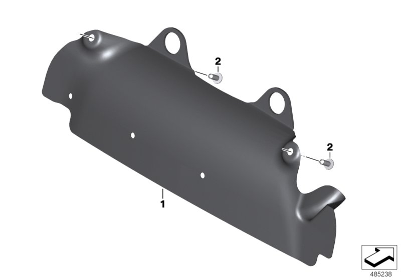 Воздуховод для MOTO K60 HP4Race (0E31, 0E33) 0 (схема запчастей)