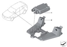 USB-порт для BMW G01 X3 25dX (TX51) B47 (схема запасных частей)