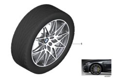 BMW LM колесо звездообр.спицы 666M - 20" для BMW F80N M3 S55 (схема запасных частей)