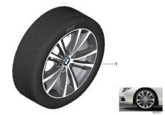 BMW л/с диск M Perf. V-обр.сп.464M-20" для BMW F10 Hybrid 5 N55 (схема запасных частей)