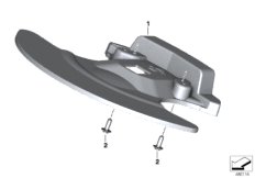 Перегородка вилки для MOTO K81 F 850 GS (0B09, 0B19) 0 (схема запасных частей)