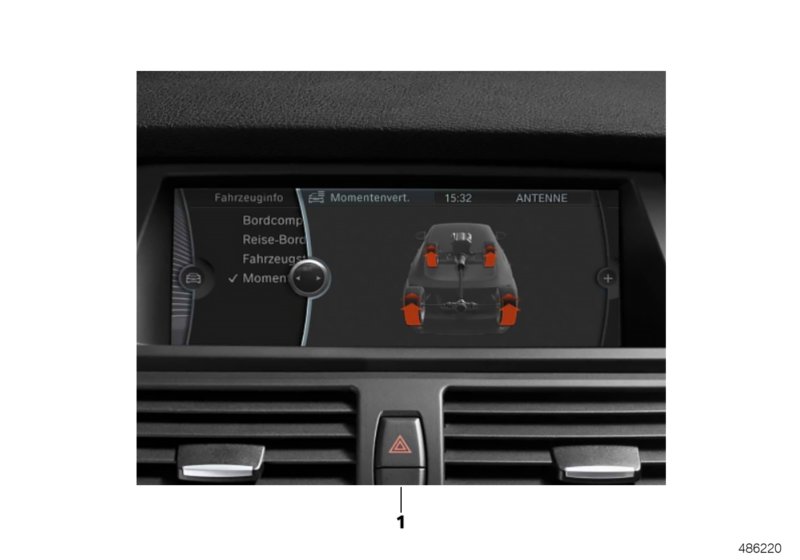 Дооснащение Performance Control для BMW F25 X3 28iX N20 (схема запчастей)