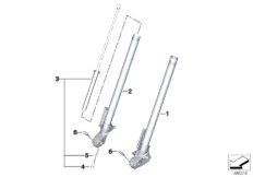 Подвижная трубка/амортизатор для BMW K02 G 310 GS (0G02, 0G12) 0 (схема запасных частей)