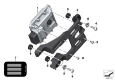 ЭБУ BMS-E для BMW K09 C 400 X (0C09, 0C19) 0 (схема запасных частей)