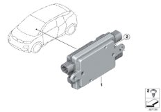 USB-порт для BMW I01 i3 94Ah Rex IB1 (схема запасных частей)