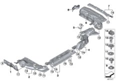 Теплоизоляция для BMW M13 Zinoro 60H/100H B38X (схема запасных частей)