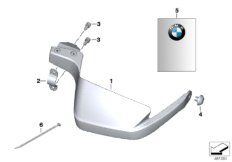Защита рук для BMW R13 F 650 GS 04 (0175,0185) 0 (схема запасных частей)