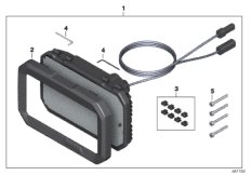 BMW Motorrad Smartphone Cradle для BMW K72 F 800 GS 13 (0B02, 0B12) 0 (схема запасных частей)