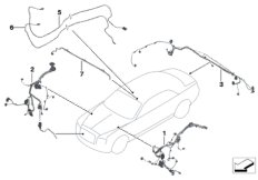 Ремонтный провод основн.жгута проводов для BMW RR4 Ghost N74R (схема запасных частей)